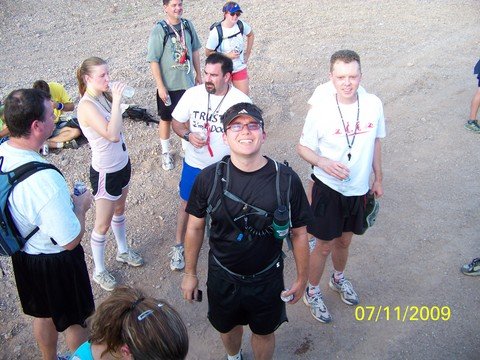 Beer Check!!! (notice I have water- it was so HOT outside)