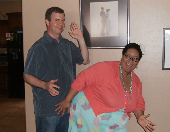 She told Scott to join in on the robot fun..lol