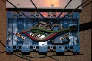 power cord connected