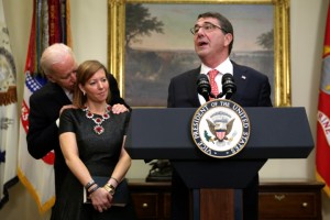 BESTPIX Joe Biden Swears In New Defense Secretary Ashton Carter