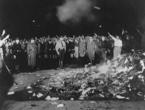 Nazi book burning
