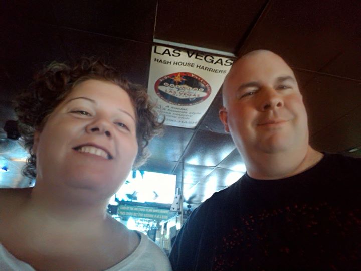 Grabbing beers after getting walked on at the massage place. :)