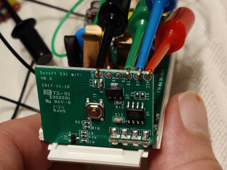 Using The Sonoff S31 With ESPHome: First-Time Flash | Scott's Blog